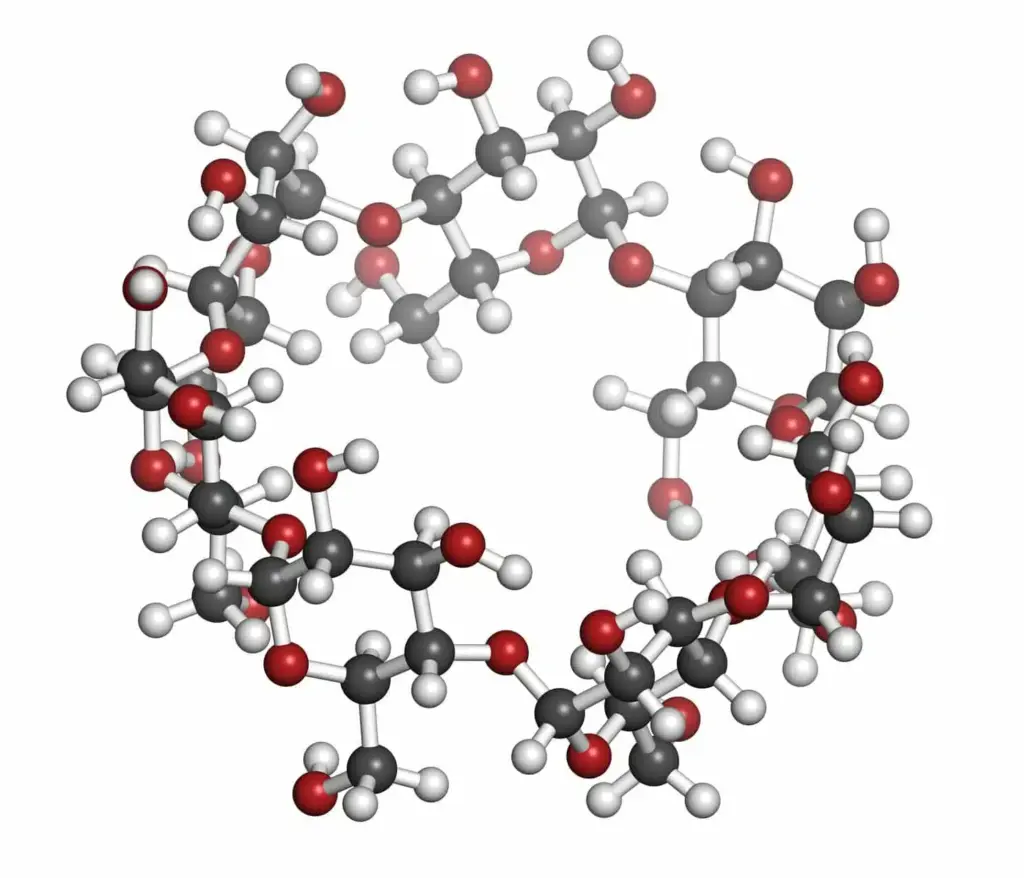Cylodextrin Strukturformel des Moleküls