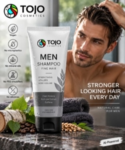 Shampoo for MEN, fine Hair, caffeine