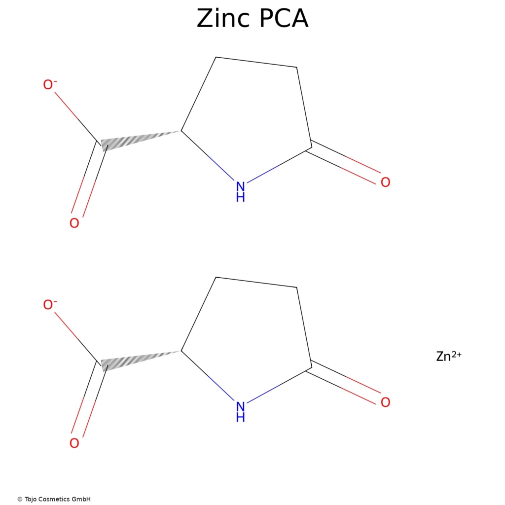 Zink PCA Struktur des Moleküls