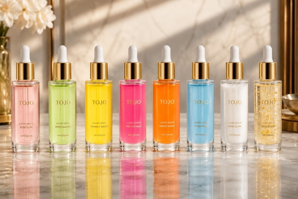 colored skincare products, Color meets modern skincare: Discover innovative colored skincare products from Tojo Cosmetics—luxurious glow serums, detox oils, and K-Beauty